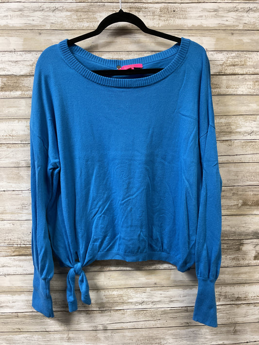 Sweater Designer By Lilly Pulitzer In Blue, Size:Xl