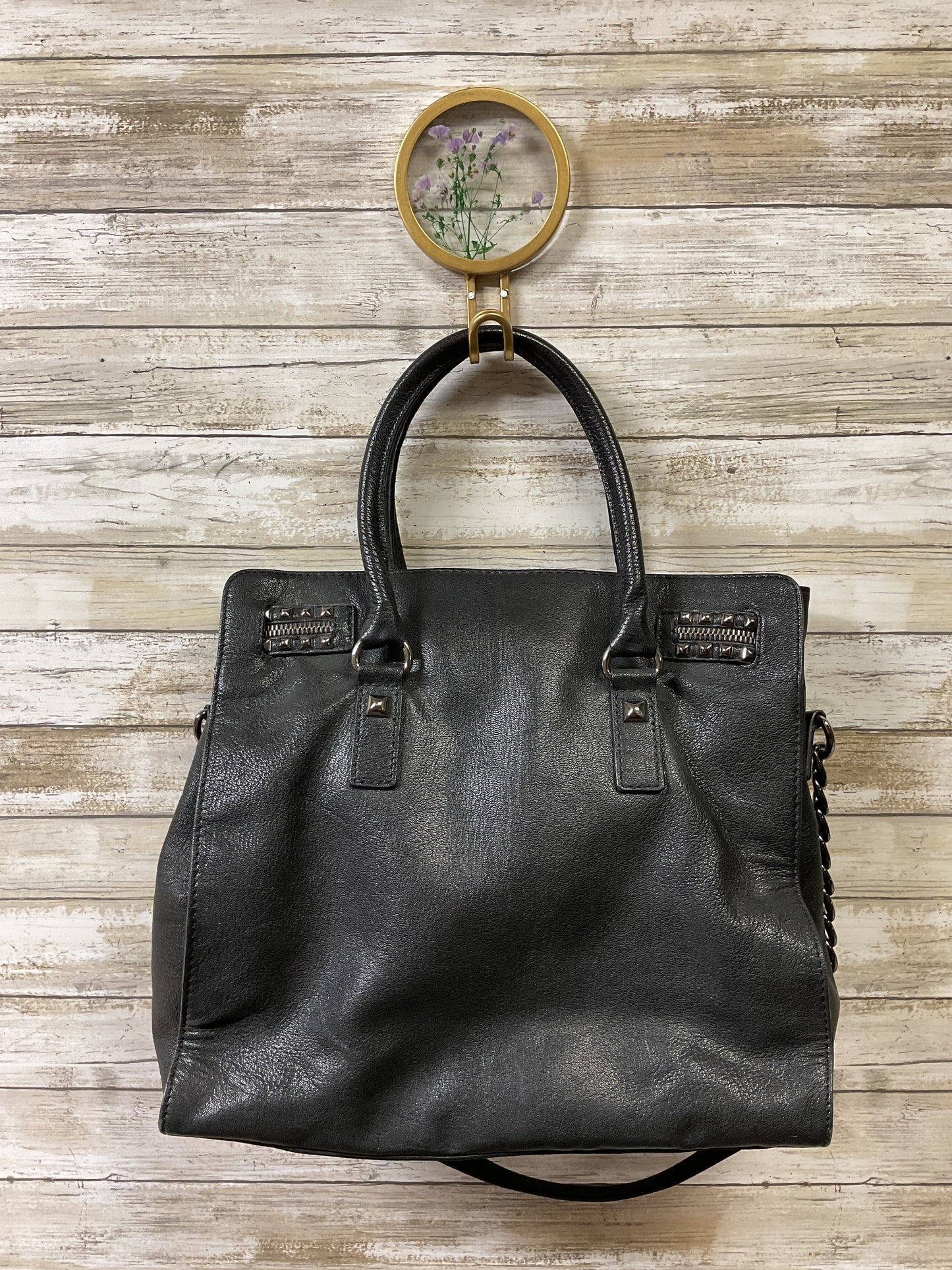 Handbag Designer By Michael Kors In Black, Size:Medium