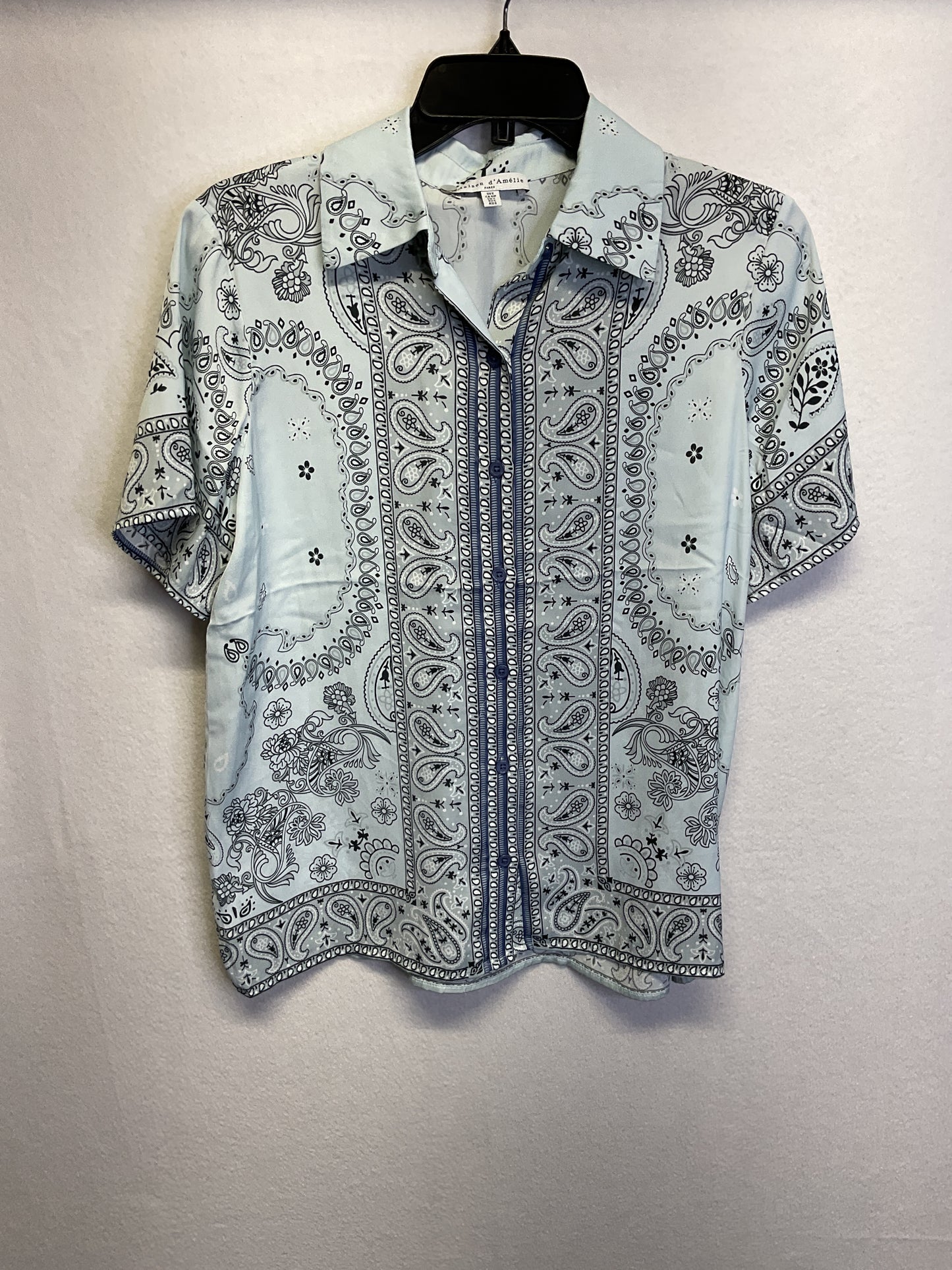 Top Ss By Clothes Mentor In Blue, Size:S