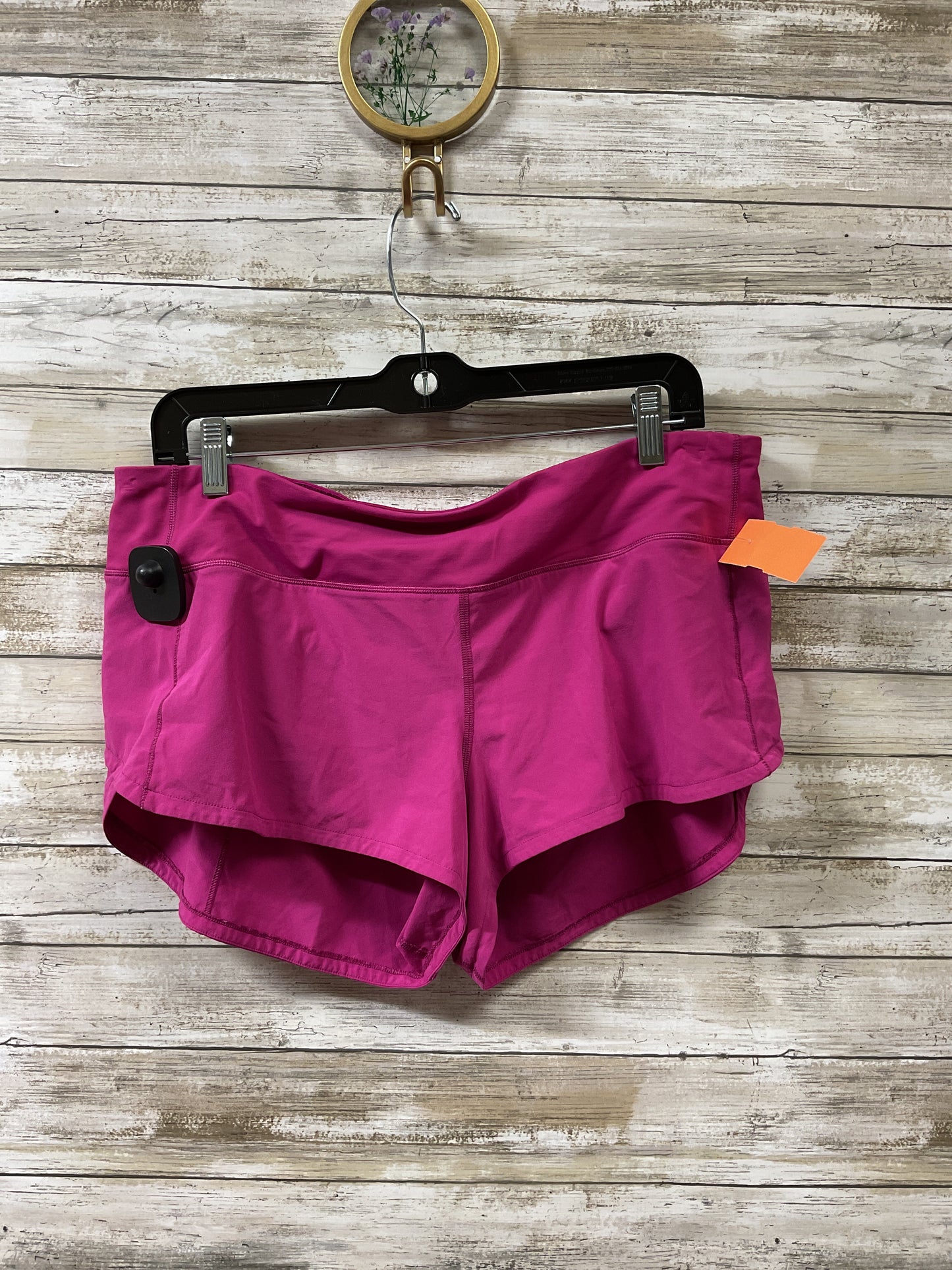 Athletic Shorts By Lululemon In Pink, Size:10