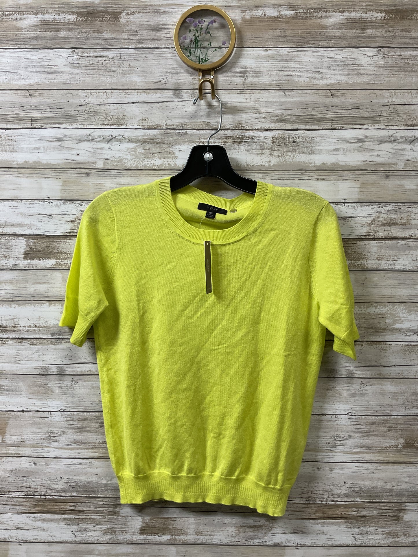 Sweater Ss By J. Crew In Yellow, Size:Xs