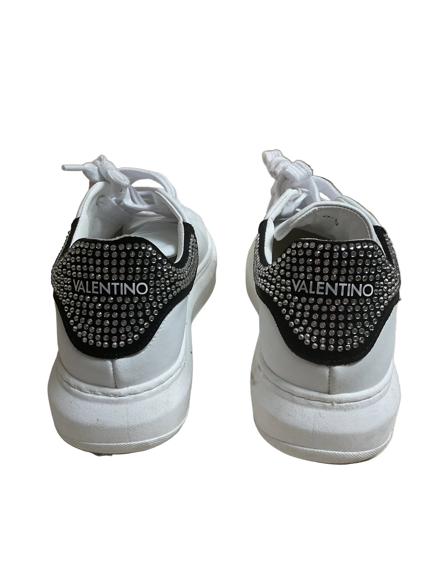 Shoes Designer By Valentino-Mario In White, Size:9.5