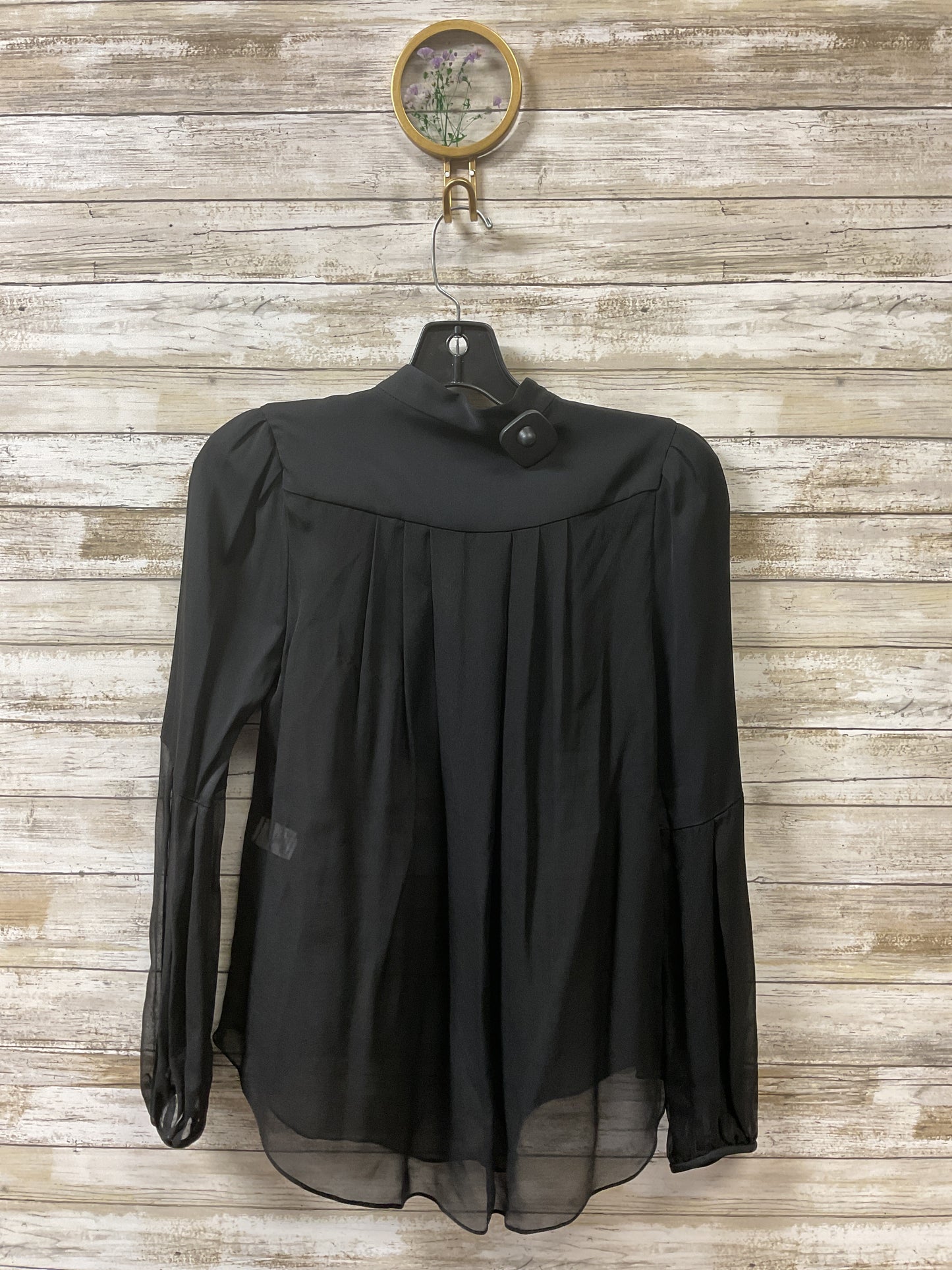 Blouse Designer By Diane Von Furstenberg In Black, Size:0