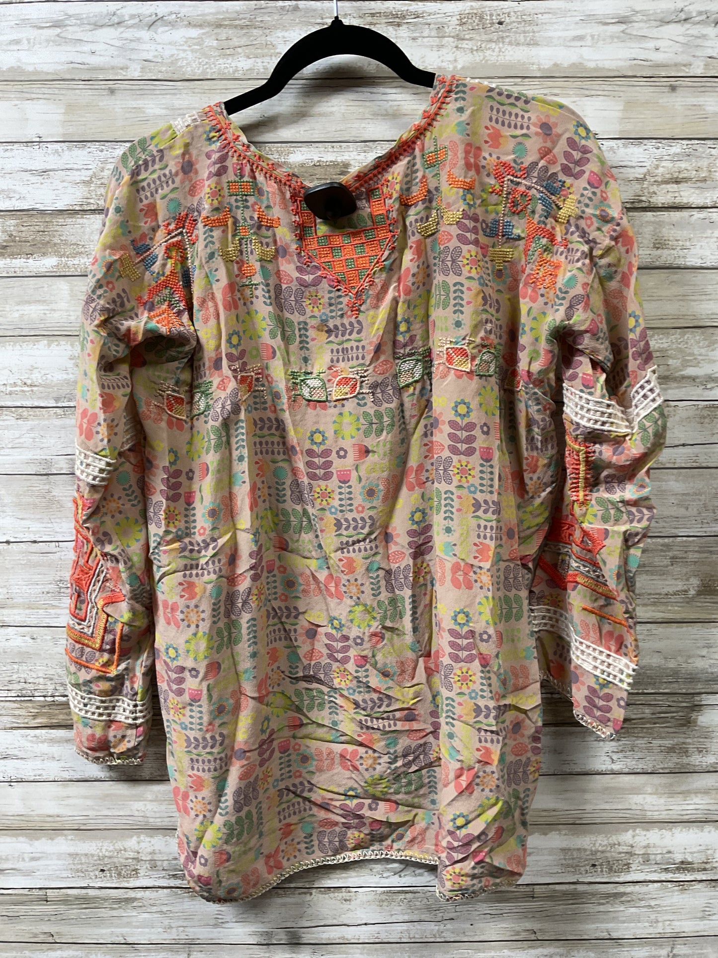 Top Ls By Johnny Was In Multi, Size:S as is