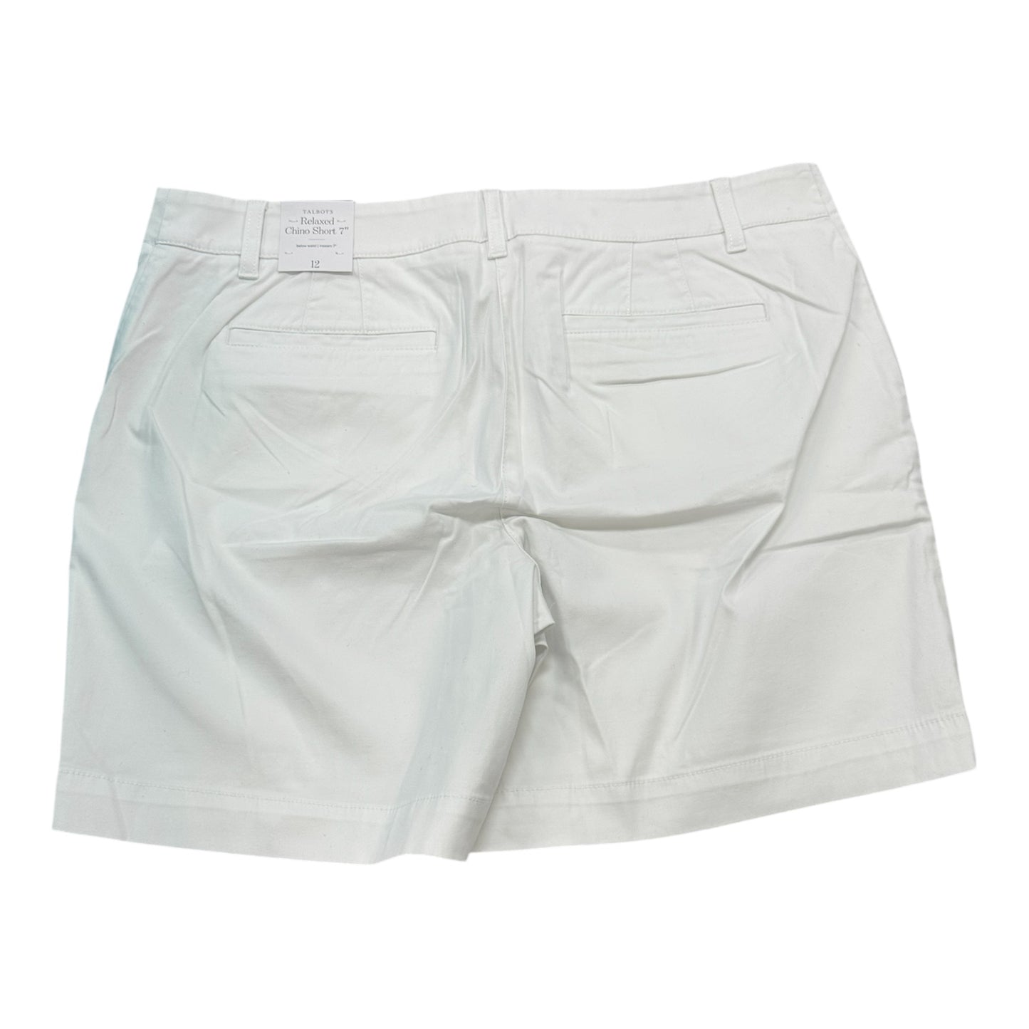 Shorts By Talbots In White, Size:12
