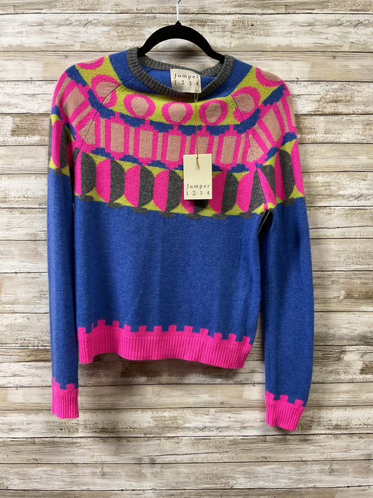 Sweater Cashmere By Cma In Blue & Pink, Size:S