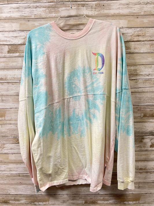 Top Ls By Disney Store In Tie Dye Print, Size:Xxl