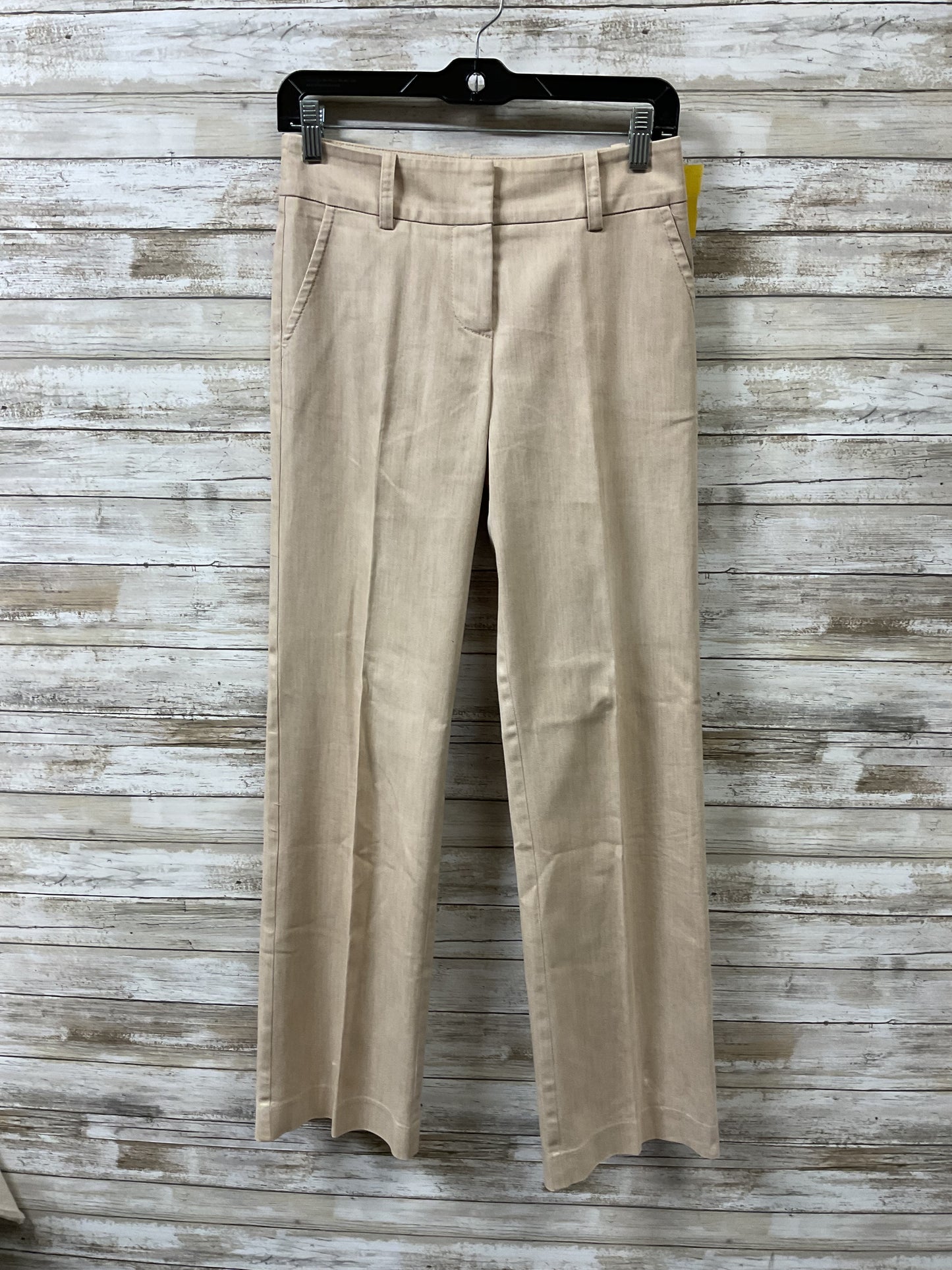 Pants Wide Leg By Trina Turk In Tan, Size:0