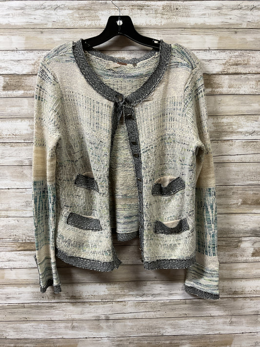 Cardigan By Free People In Cream & Grey, Size:Sp