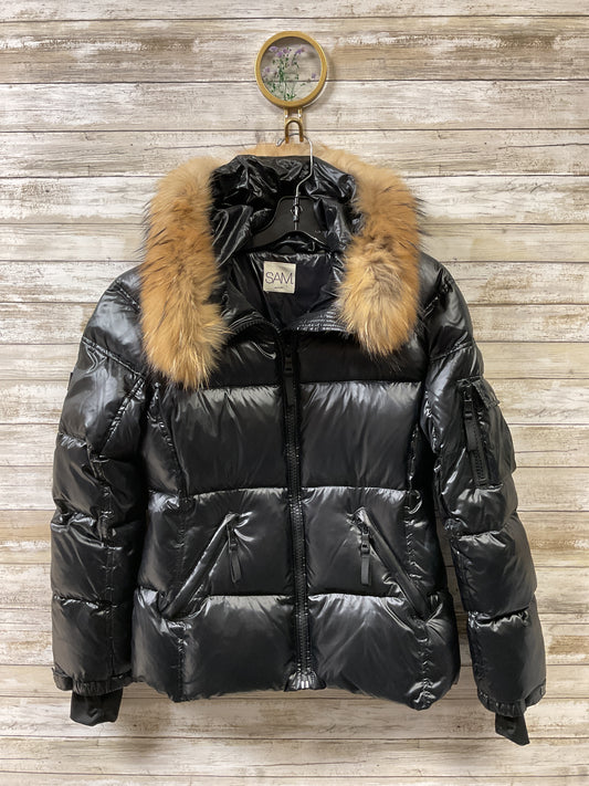 Coat Puffer & Quilted By Cma In Black, Size:L