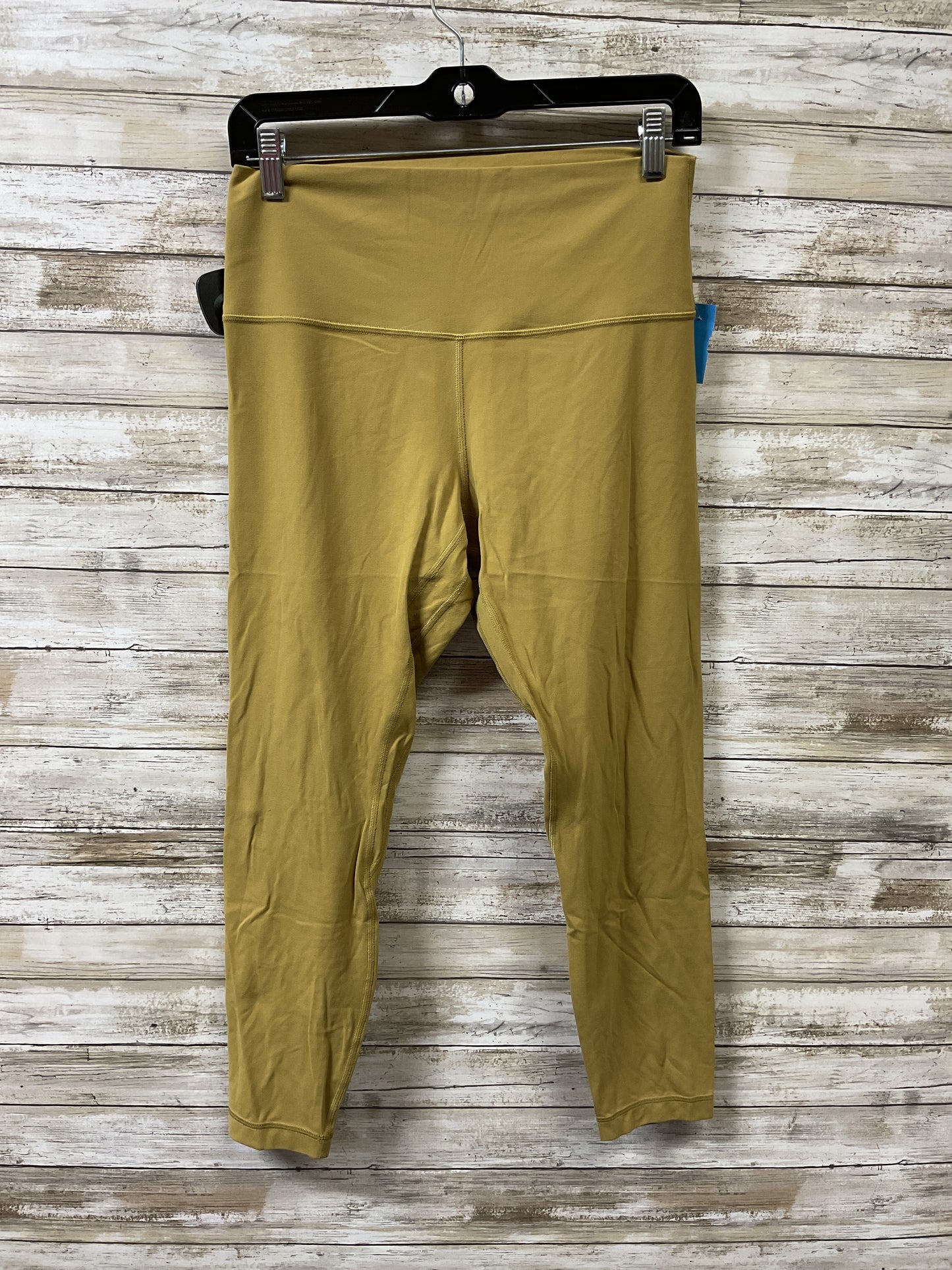 Athletic Leggings By Lululemon In Green, Size:10