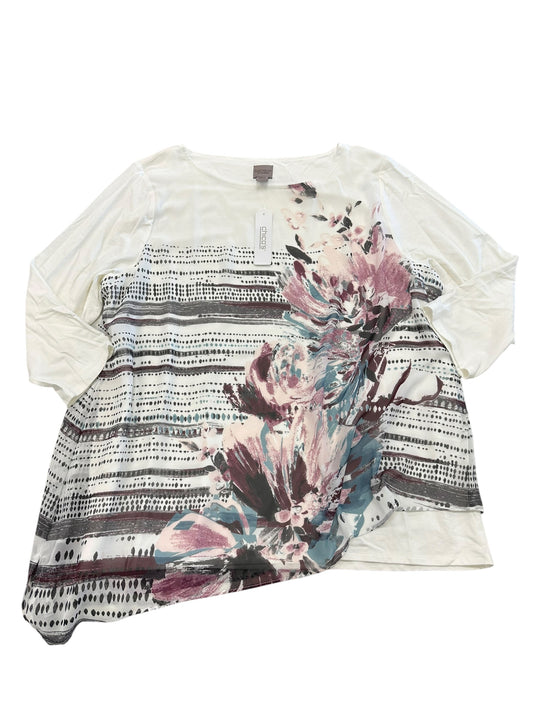 Top Ls By Chicos In White, Size:Xl