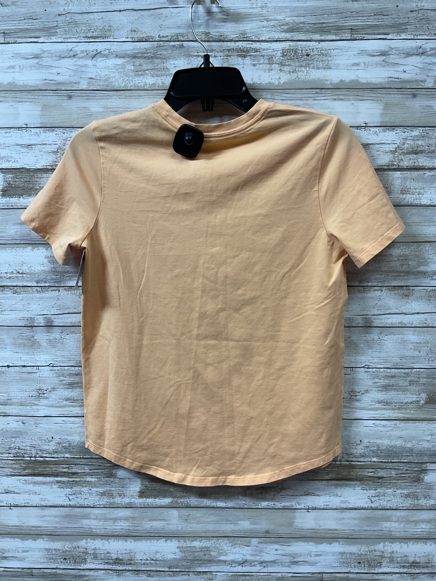 Athletic Top Ss By Lululemon In Orange, Size:4
