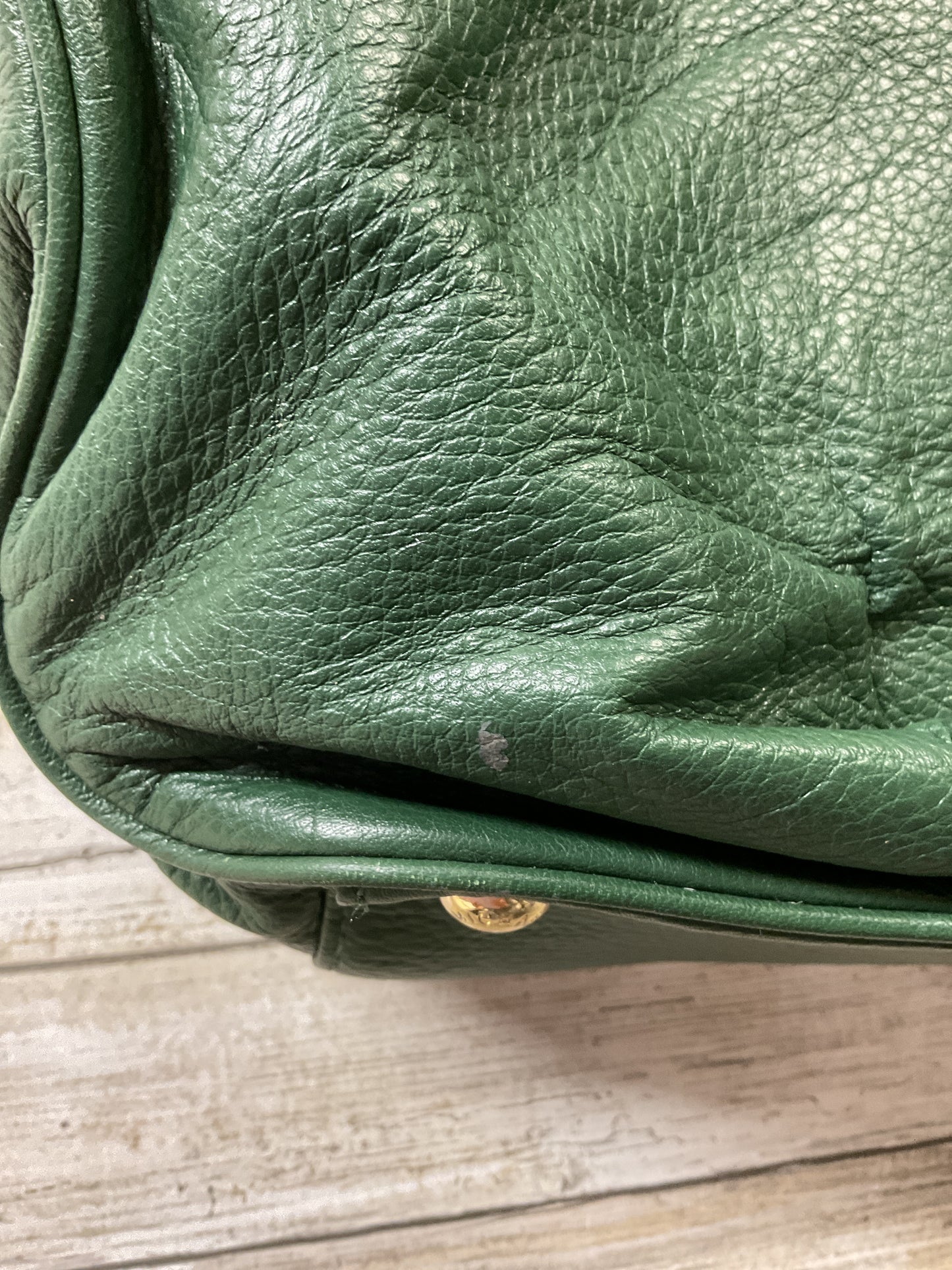 Handbag Designer By Michael Kors In Green, Size:Medium
