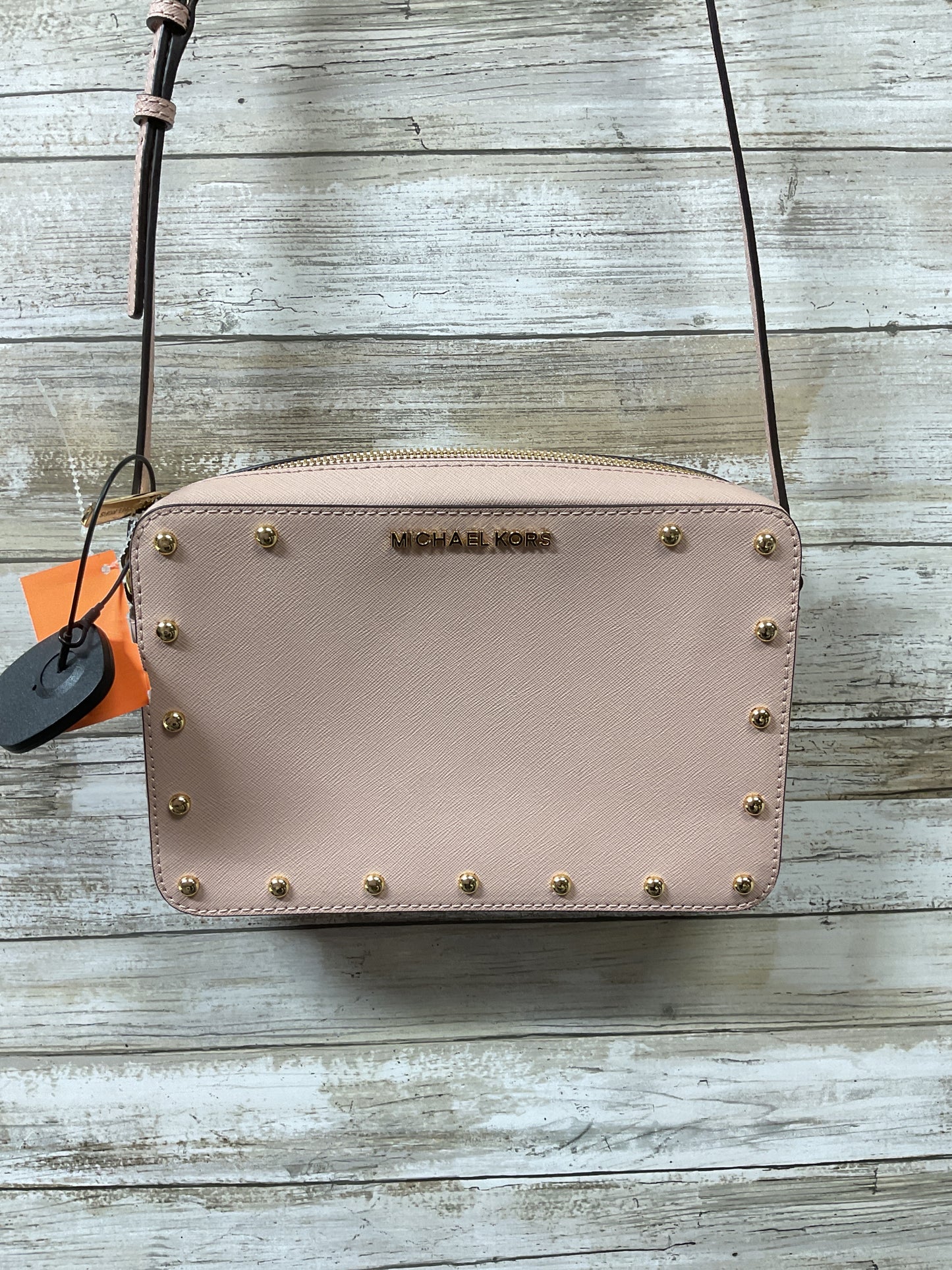 Crossbody Designer By Michael Kors In Pink, Size:Medium