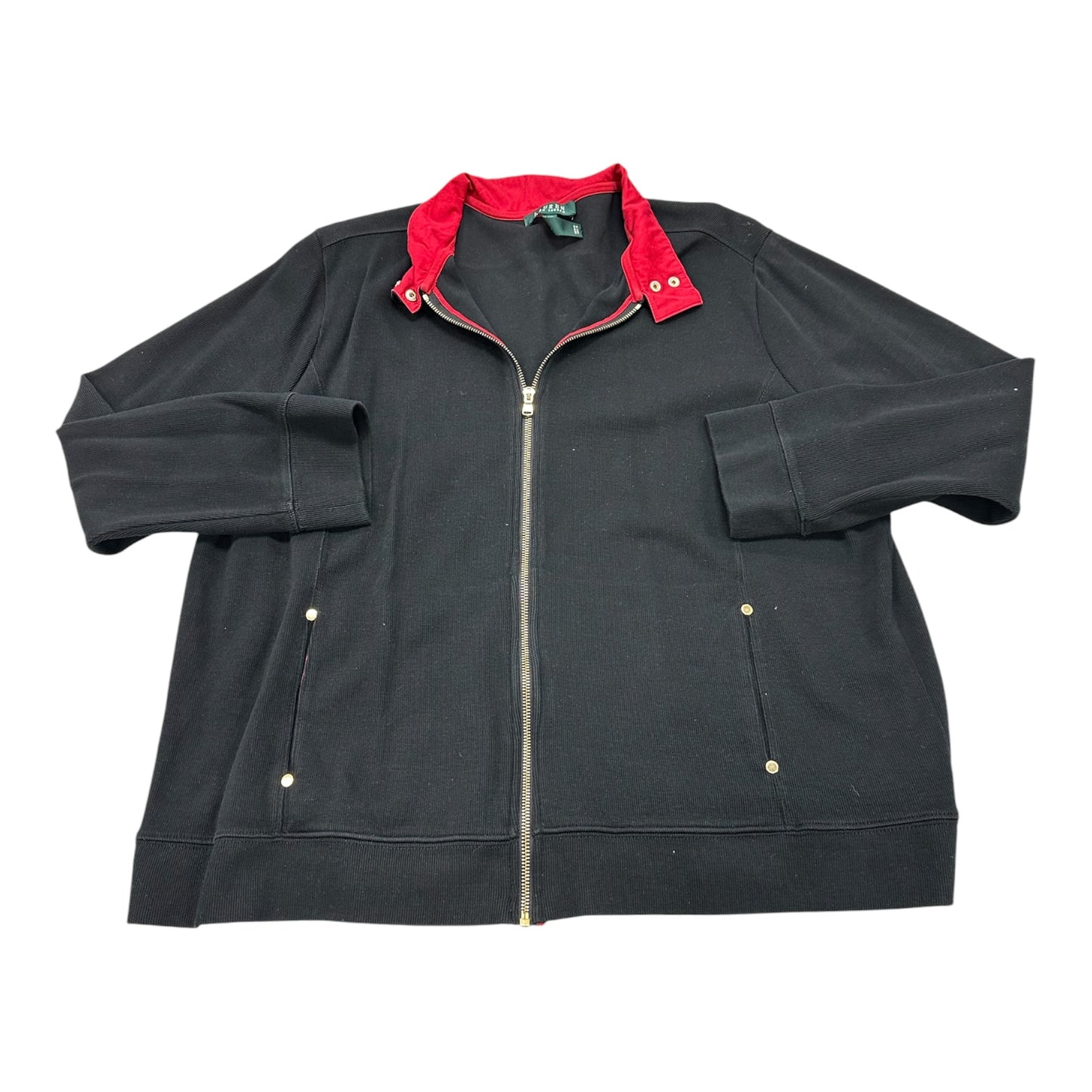 Jacket Other By Lauren By Ralph Lauren In Black, Size:3X