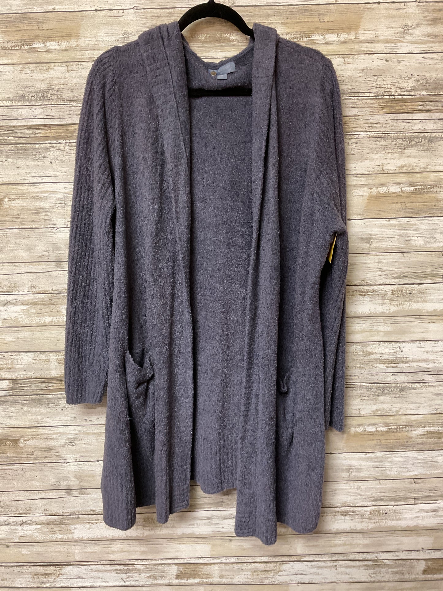 Sweater Cardigan By Barefoot Dreams In Purple, Size:2X