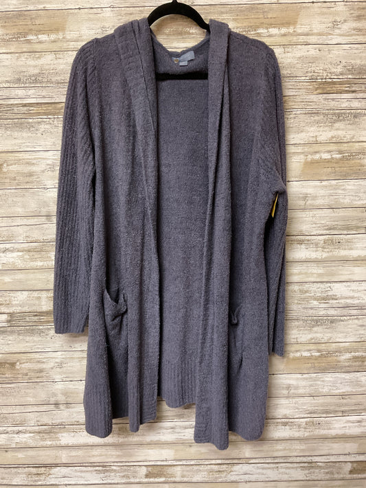 Sweater Cardigan By Barefoot Dreams In Purple, Size:2X