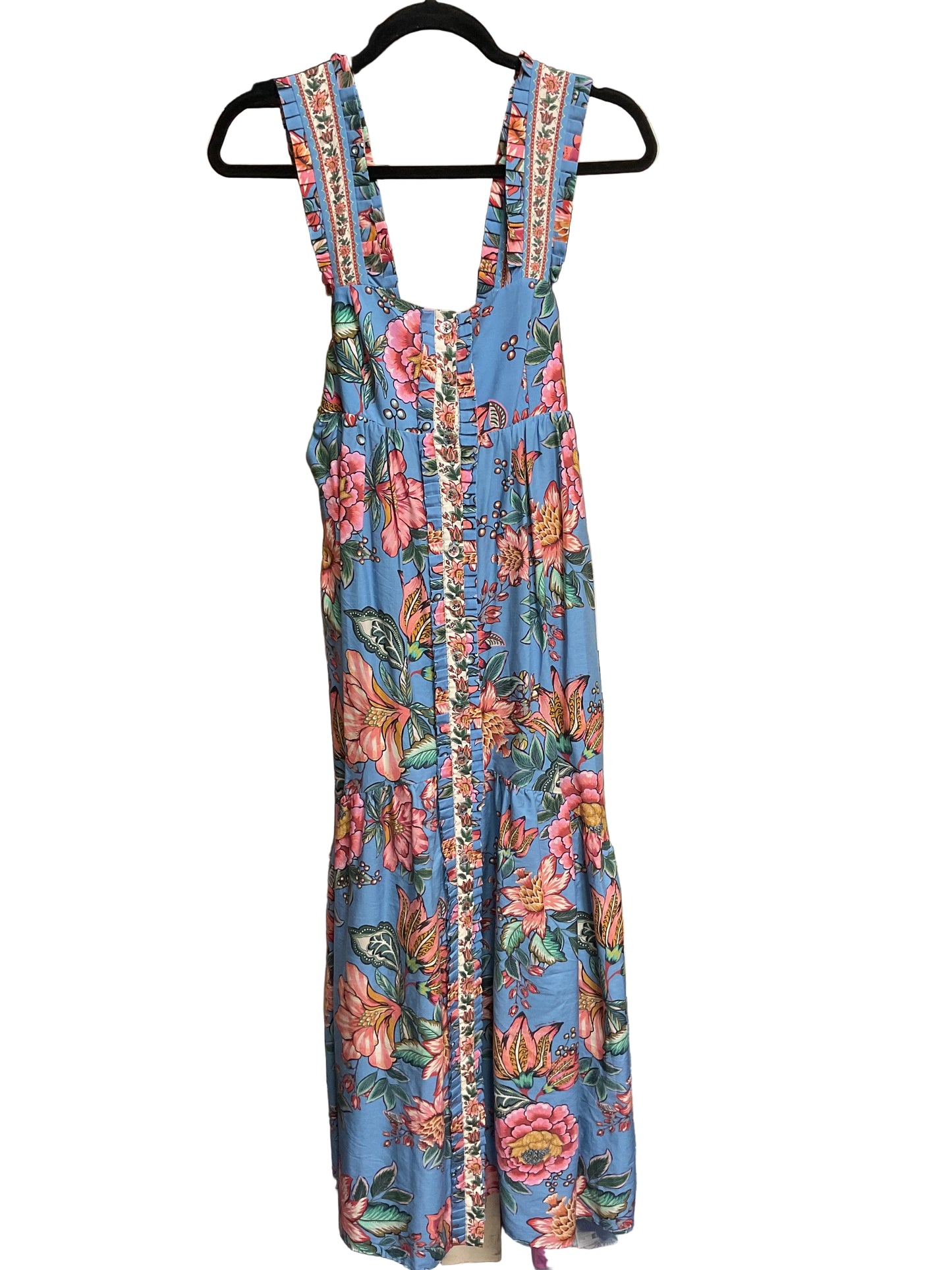Dress Casual Maxi By Farm Rio In Blue & Pink, Size:S