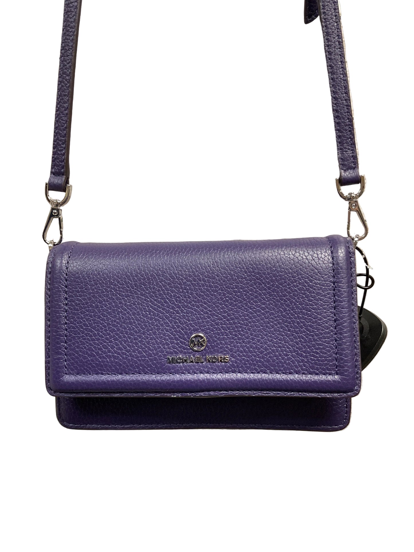 Crossbody Designer By Michael Kors In Purple, Size:Small