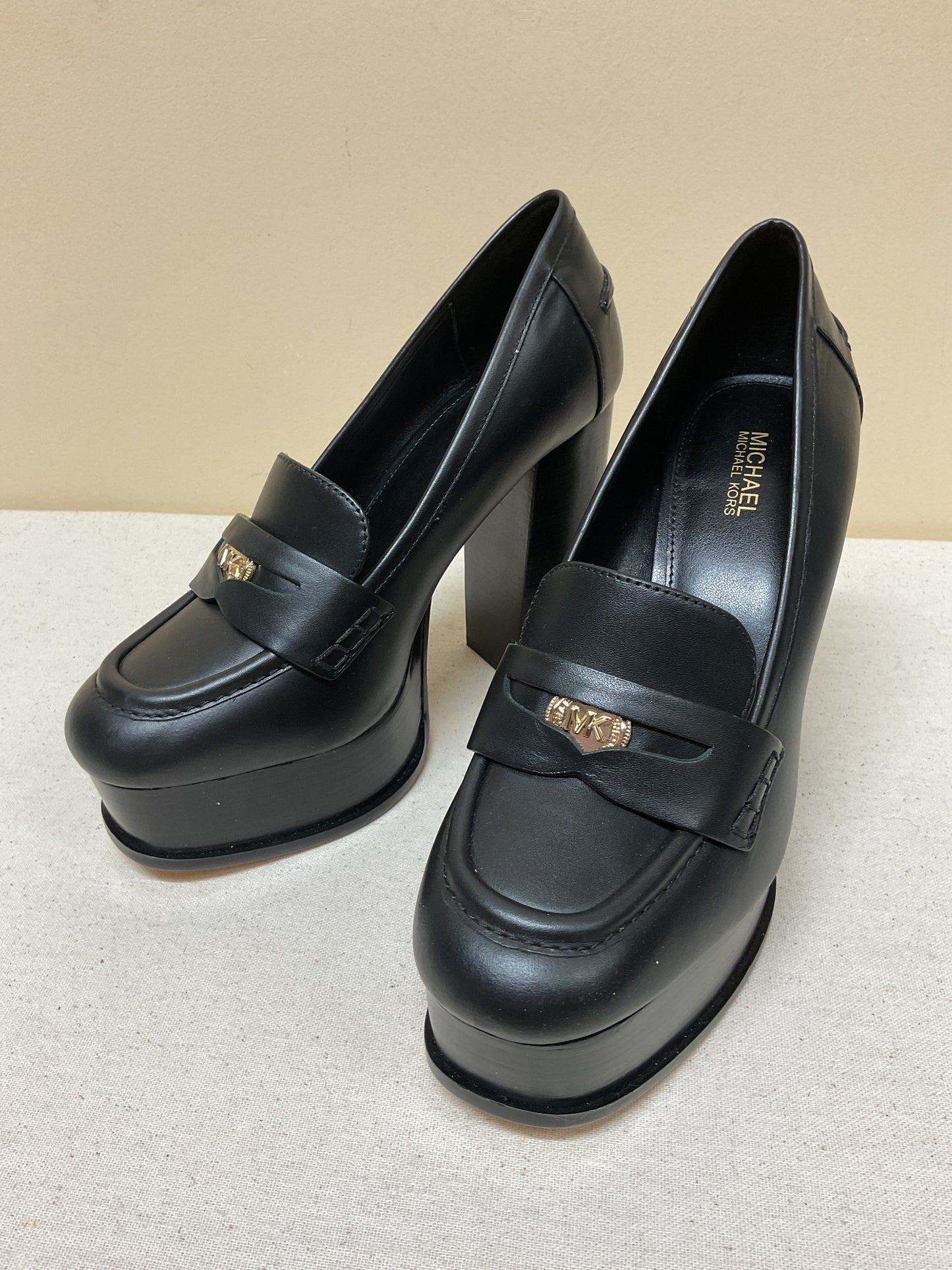Shoes Heels Stiletto By Michael By Michael Kors In Black, Size:7