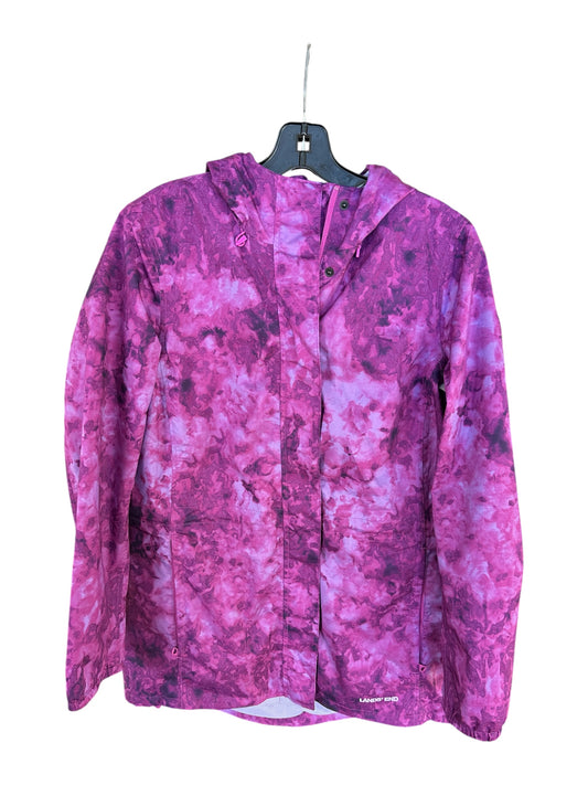 Jacket Windbreaker By Lands End In Purple, Size:Xs