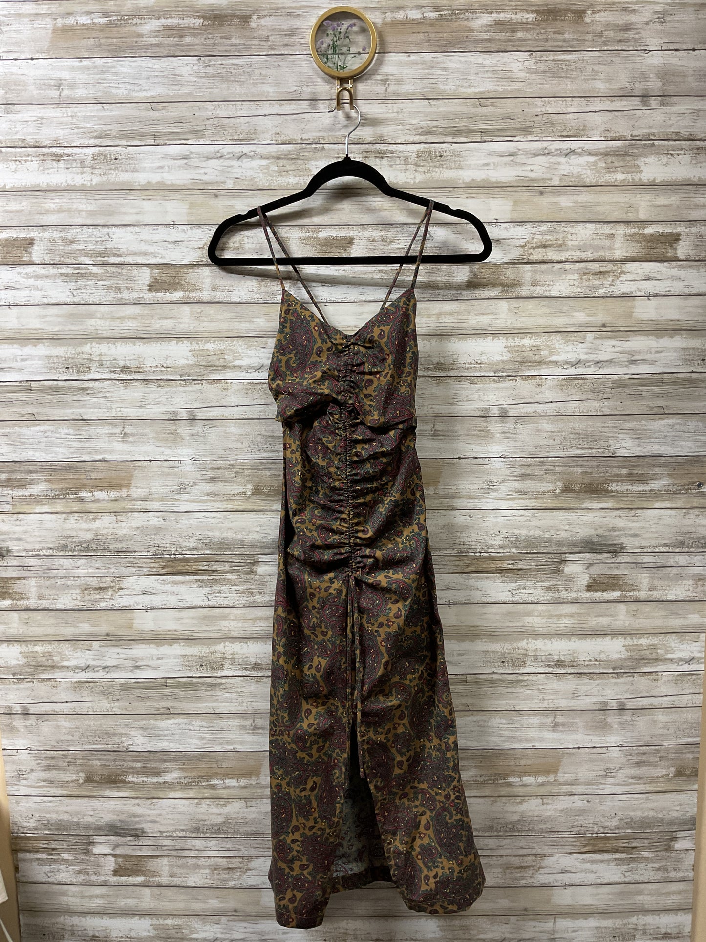 Dress Party Midi By Cma In Paisley Print, Size:0