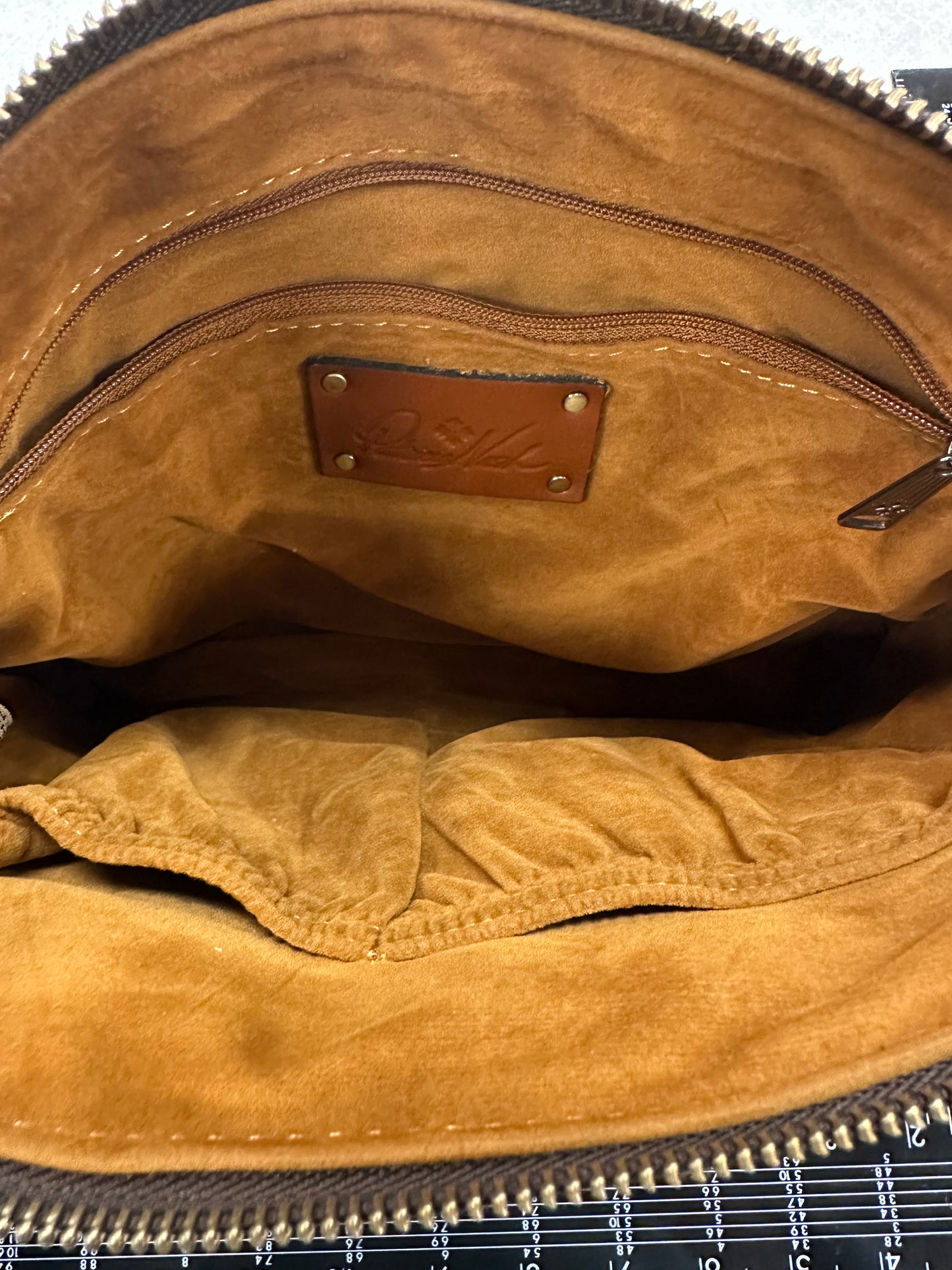 Crossbody Designer By Patricia Nash In Brown, Size:Medium