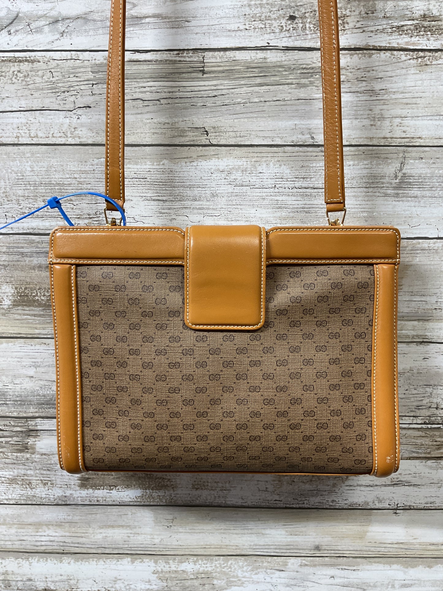 Crossbody Luxury Designer By Gucci In Brown, Size:Medium
