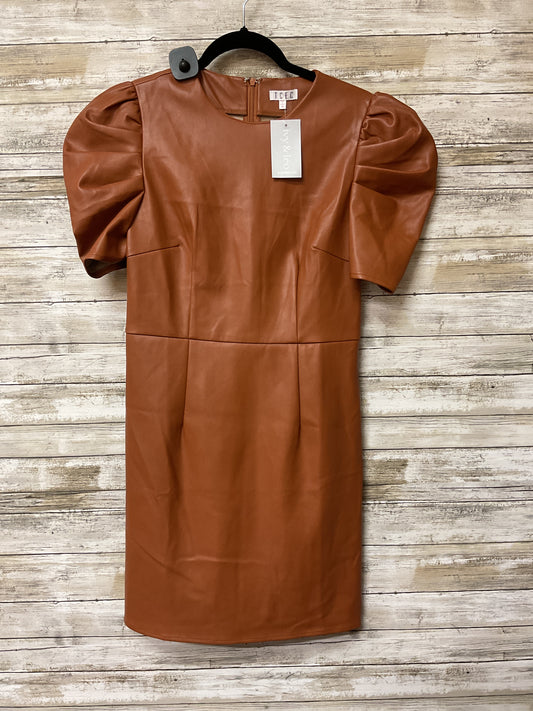 Dress Casual Short By Tcec In Brown, Size:M