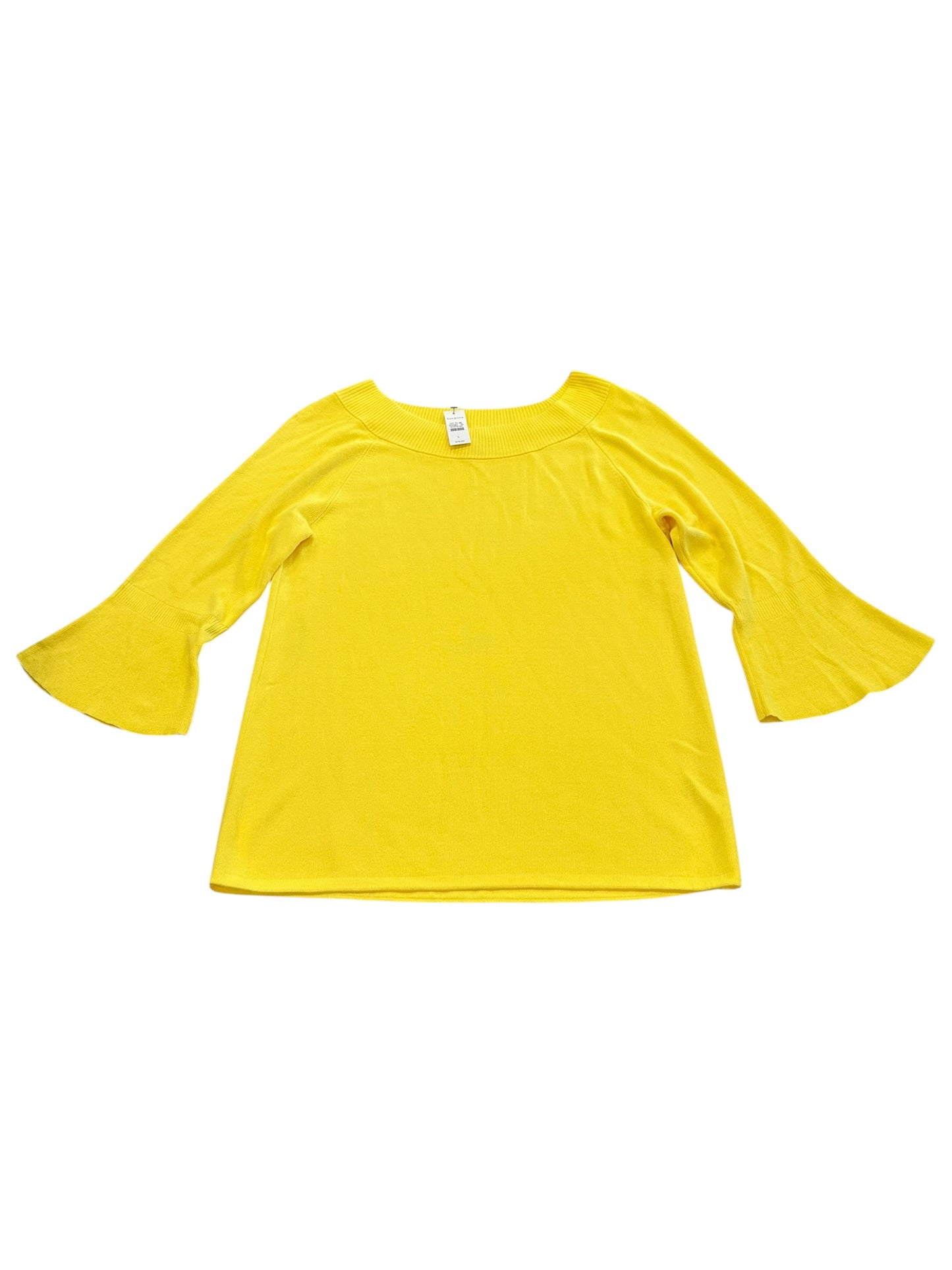 Top Ls By Talbots In Yellow, Size:L
