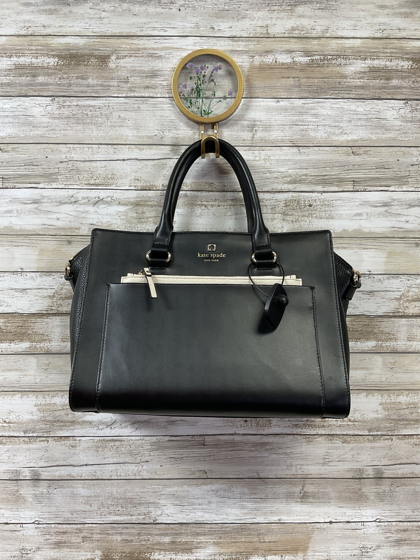 Handbag Designer By Kate Spade In Black, Size:Medium