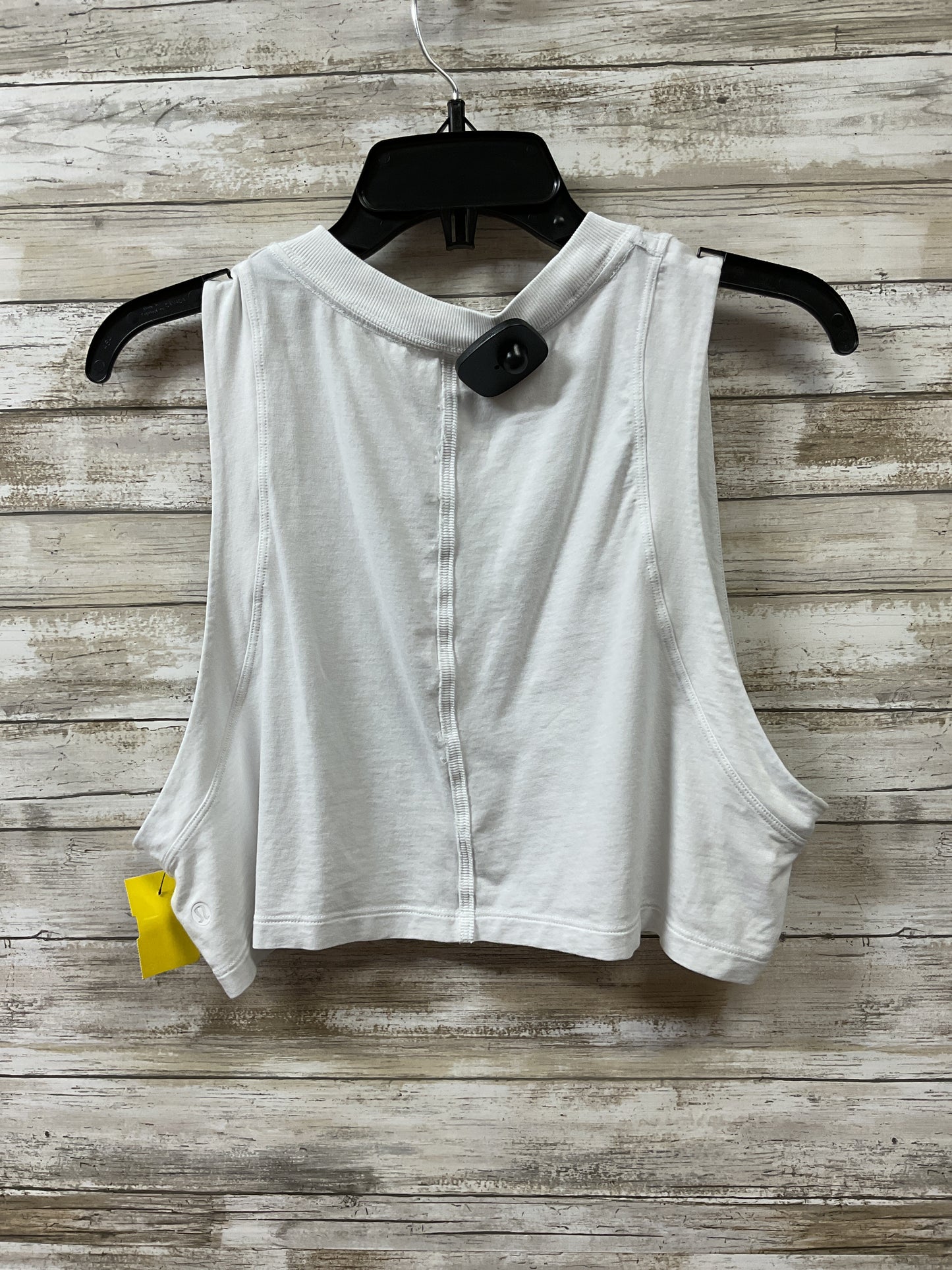 Athletic Tank Top By Lululemon In White, Size:8