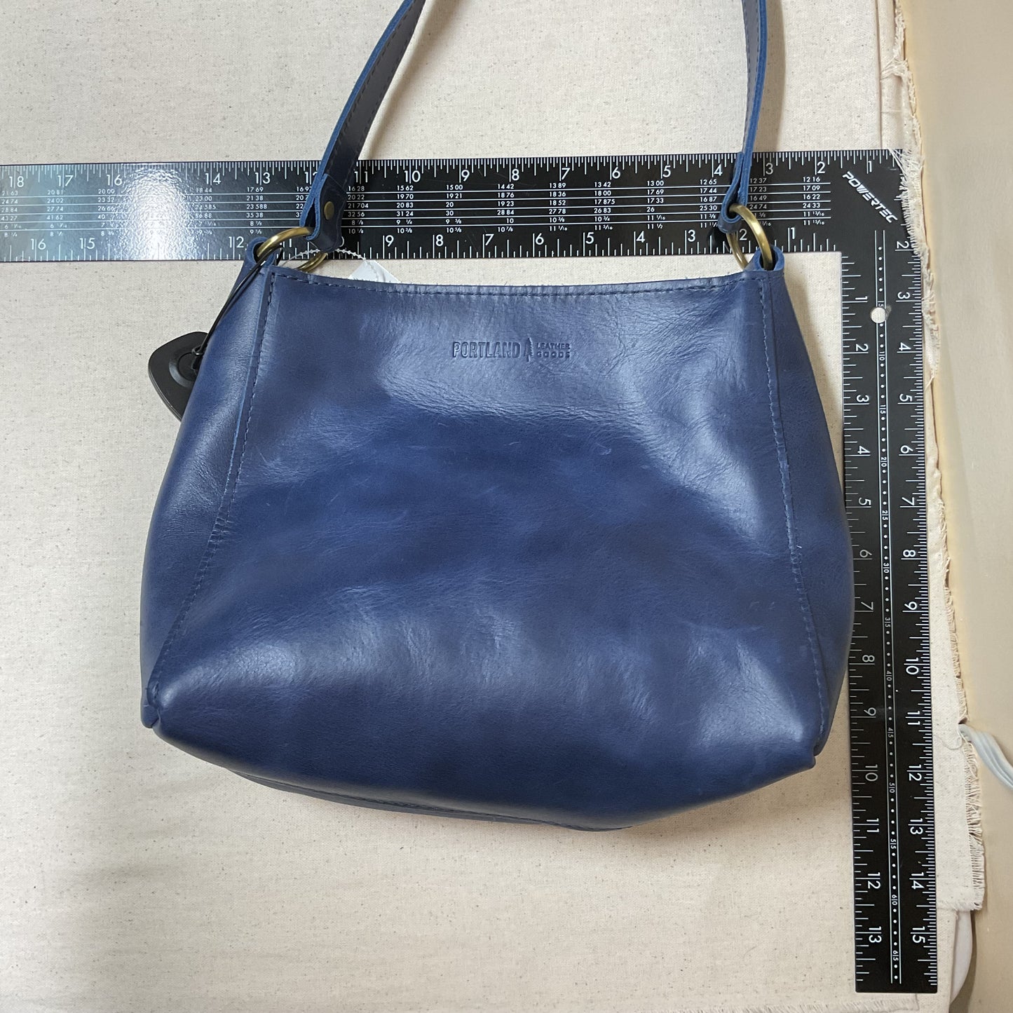 Handbag Leather By Cma In Blue, Size:Medium