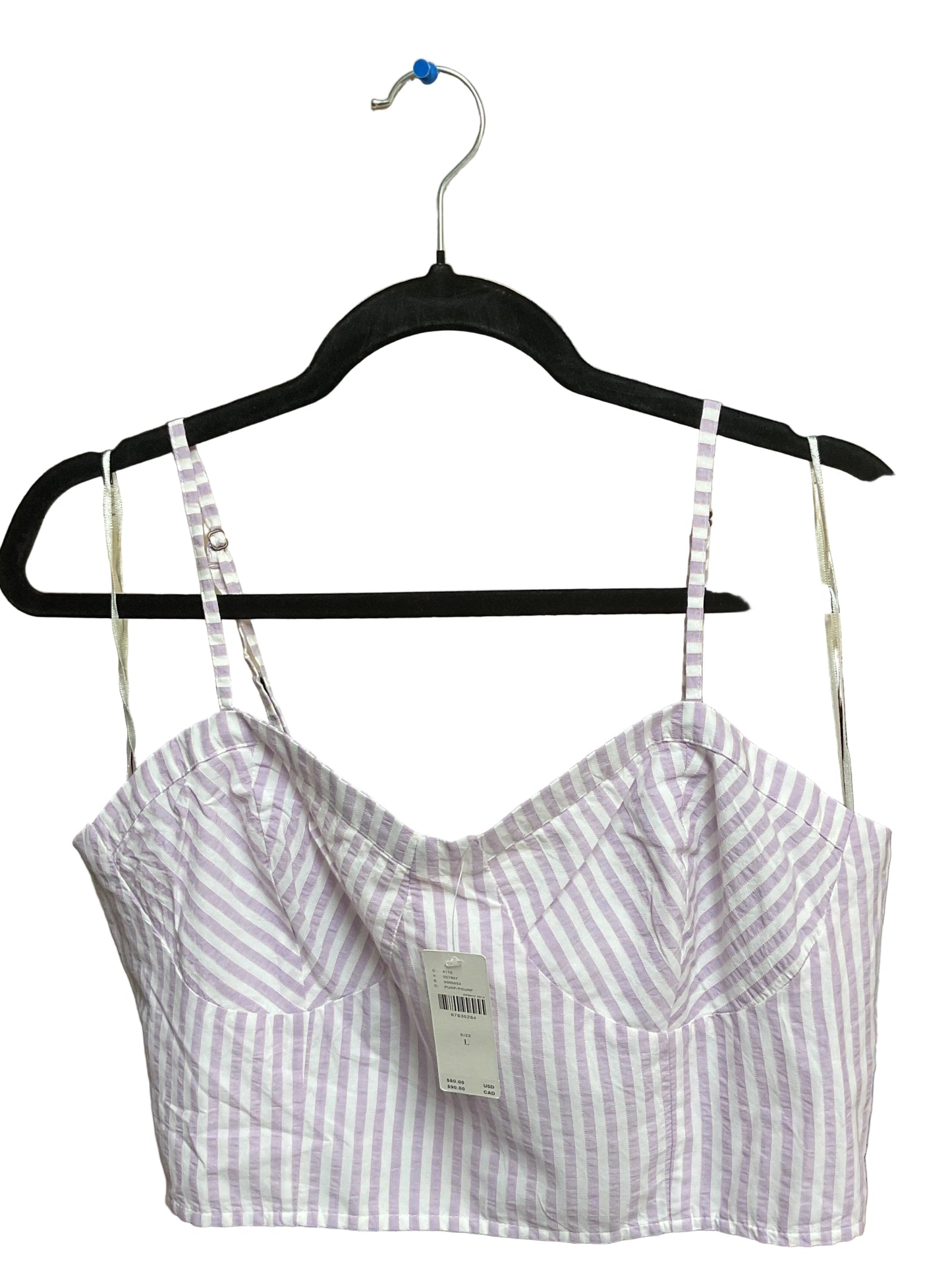 Top Sleeveless By Anthropologie In Striped Pattern, Size:L