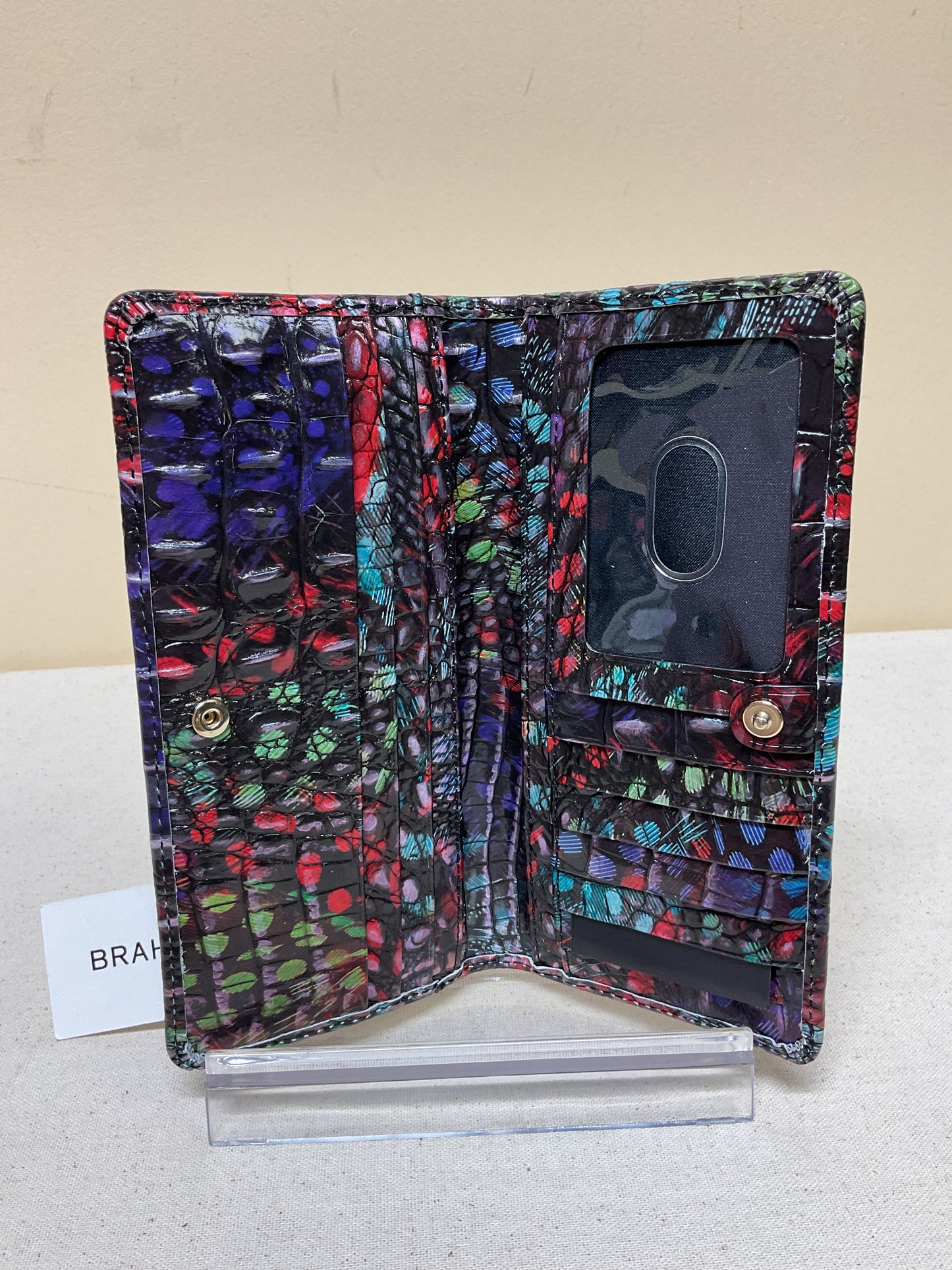 Wallet Designer By Brahmin In Multi, Size:Large