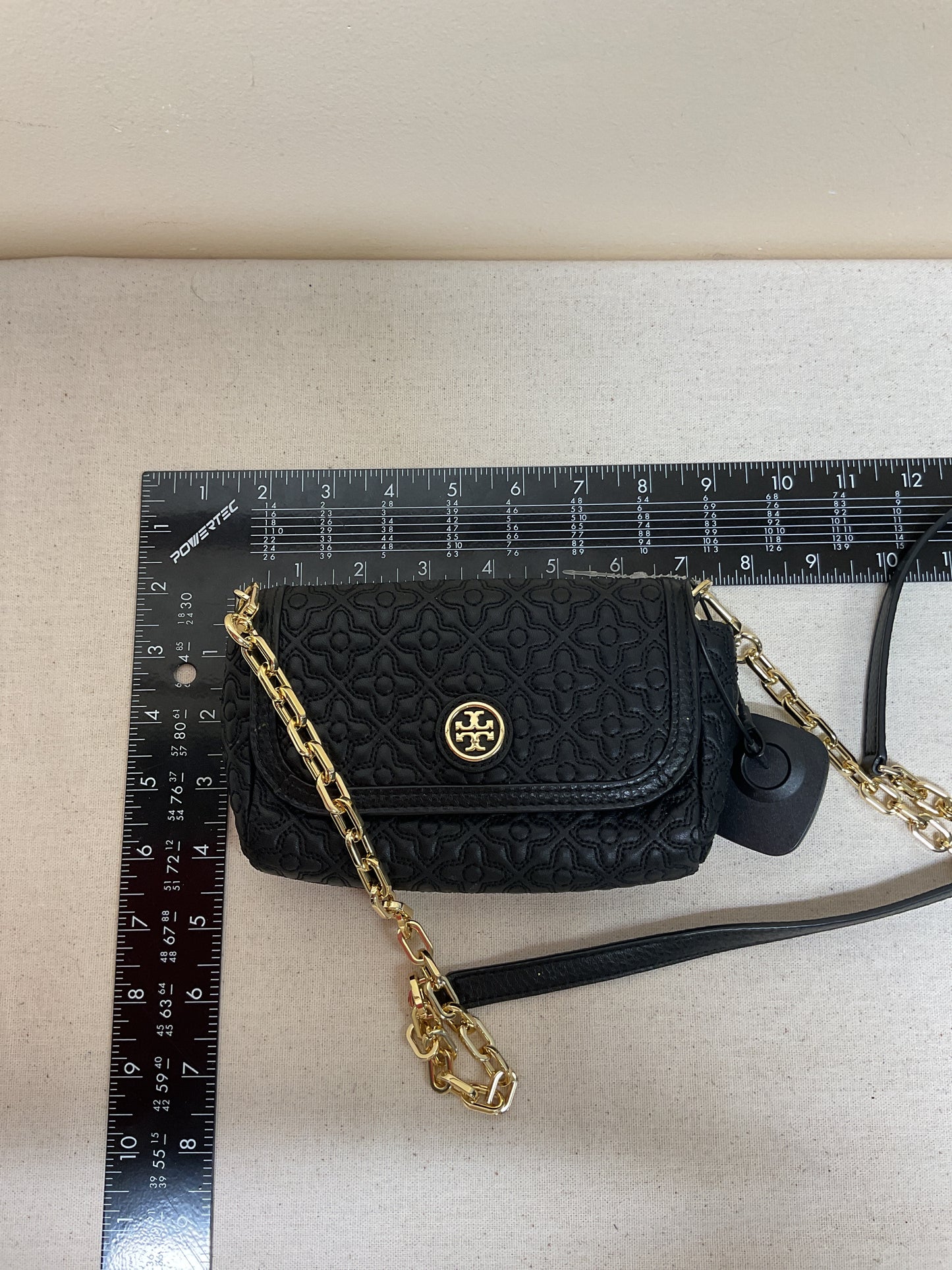 Crossbody Designer By Tory Burch In Black, Size:Small