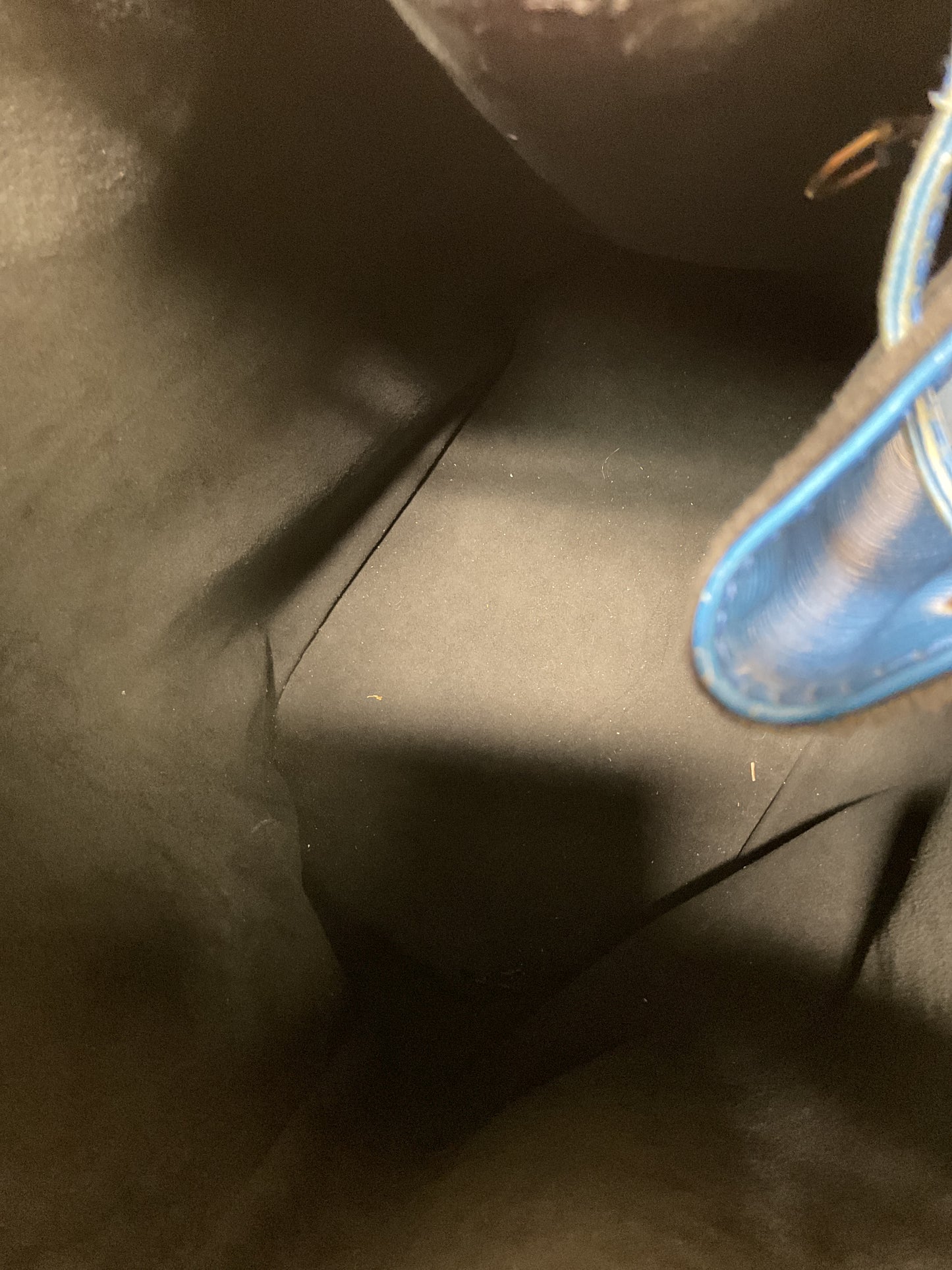 Handbag Luxury Designer By Louis Vuitton In Blue, Size:Large