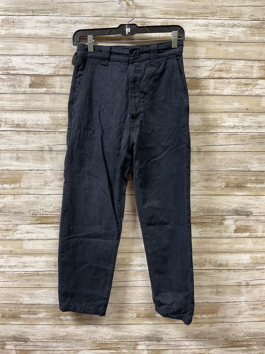 Pants Wide Leg By Mother In Navy, Size:Xxs