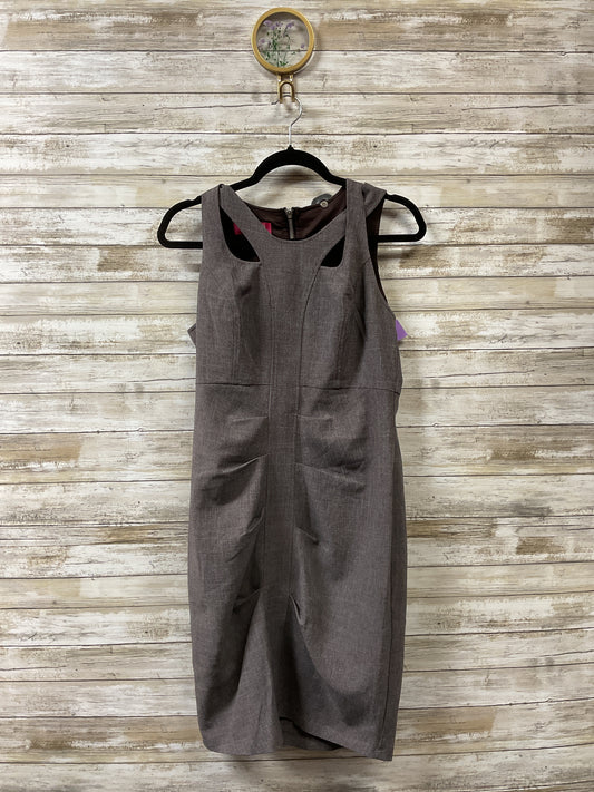 Dress Work By Nine And Company In Brown, Size:10