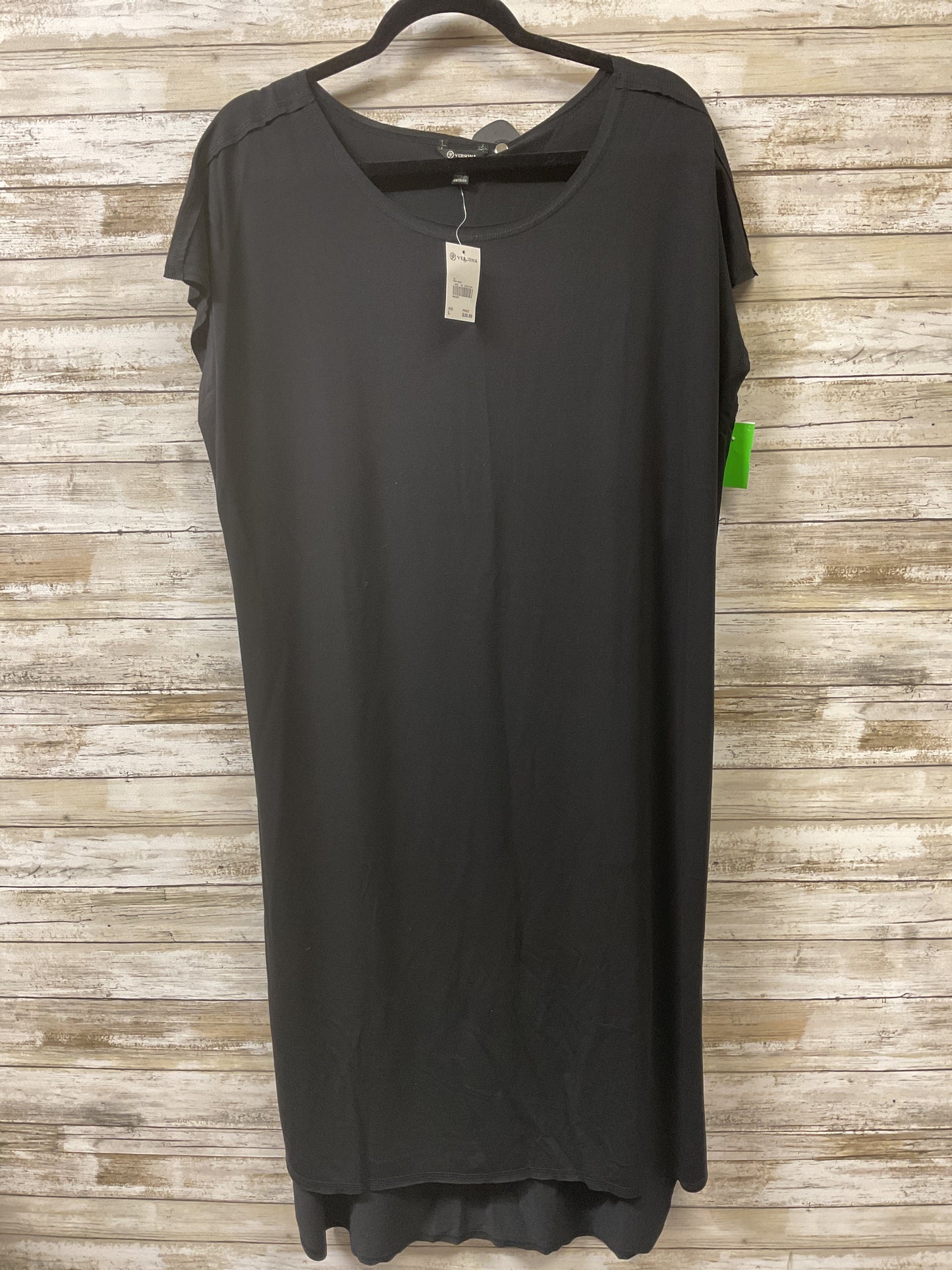 Dress Casual Maxi By Versona In Black, Size:L