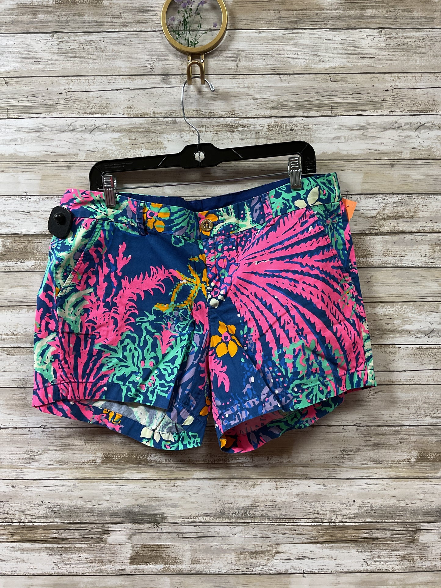 Shorts Designer By Lilly Pulitzer In Multi, Size:12