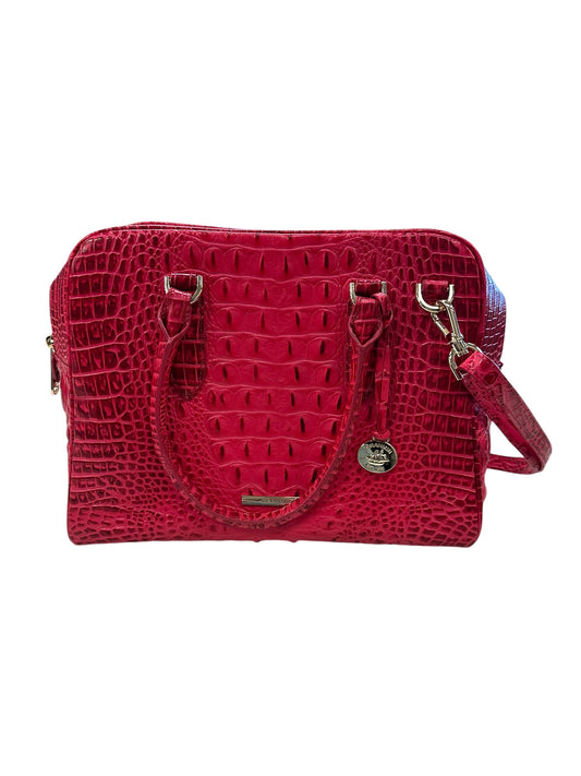 Handbag Designer By Brahmin In Red, Size:Large