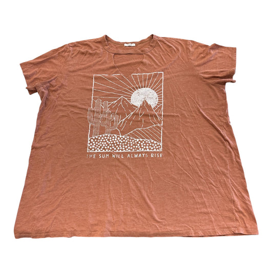 Top Ss By Maurices In Orange, Size:2X