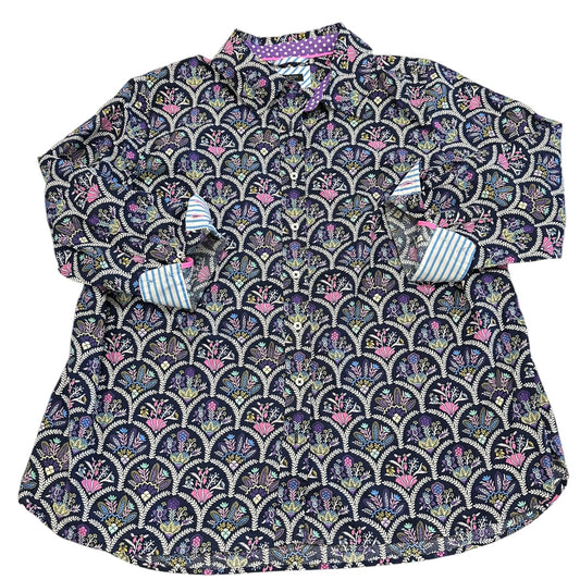 Top Ls By Talbots In Purple, Size:1X