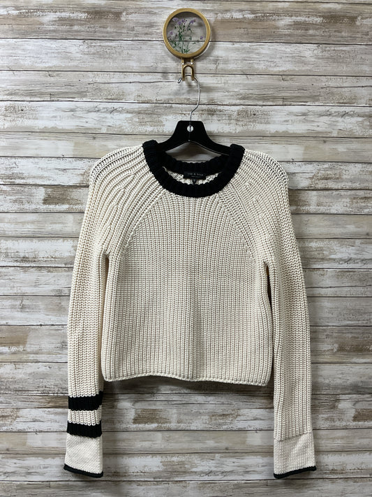 Sweater By Rag And Bone In Black & Cream, Size:Xs