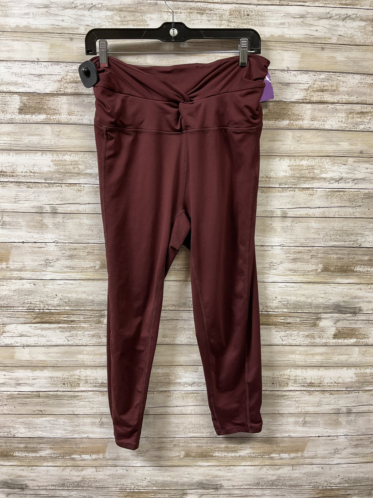 Athletic Leggings By Free People In Brown, Size:Xl