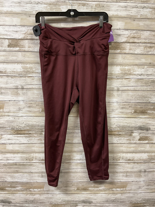 Athletic Leggings By Free People In Brown, Size:Xl