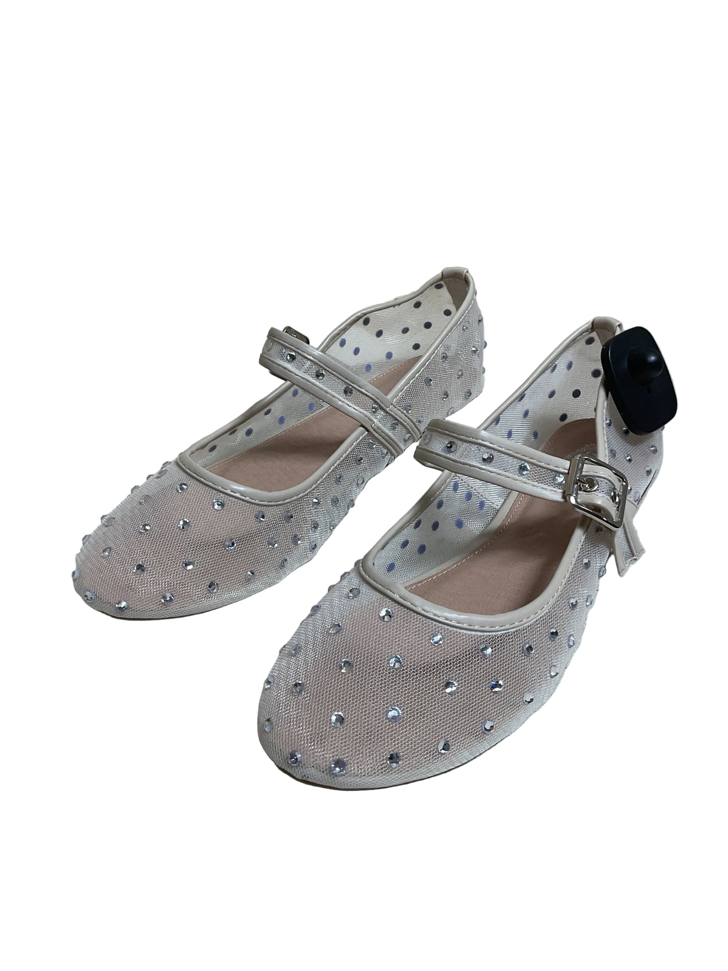Shoes Flats By Cme In White, Size:8.5