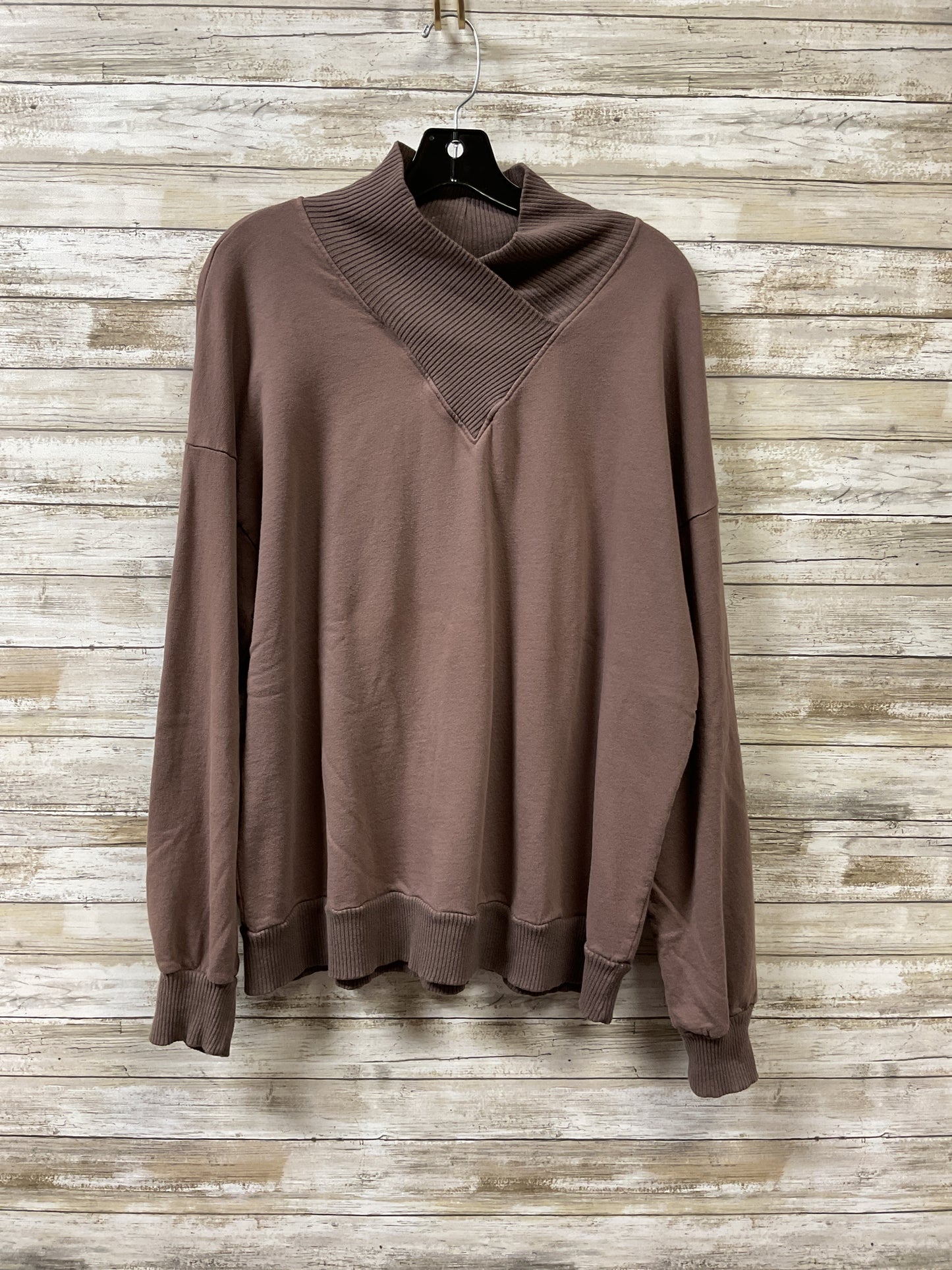 Sweatshirt Crewneck By Project Social Tee In Brown, Size:L